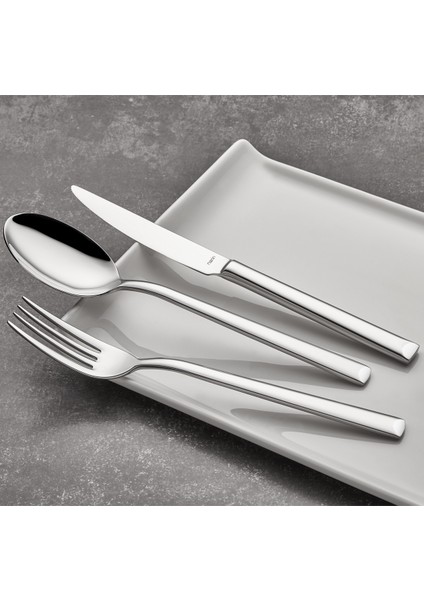 - Antares Serisi - Sade - 42 Parça Çatal Kaşık Bıçak Takımı