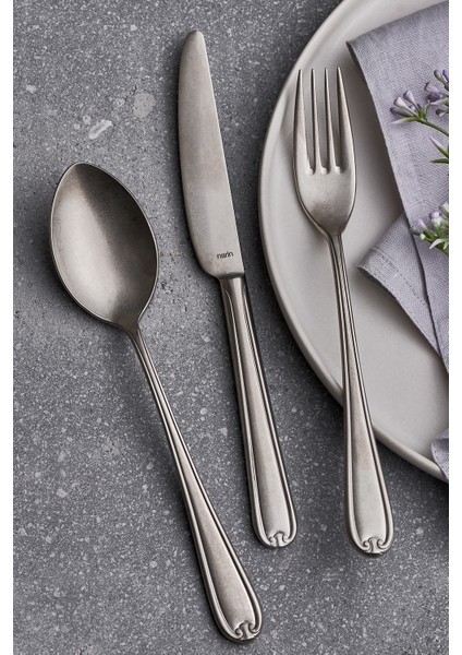 - Anatolia Serisi - Retro - 36 Parça Çatal Kaşık Bıçak Takımı