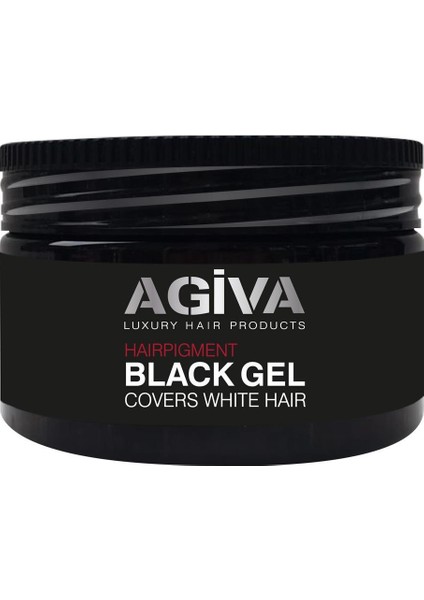 Hair Black Gel Beyaz Saçlar Için Kapatıcı Jel 250ml