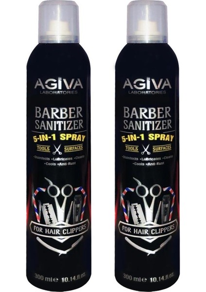 Barber Sanıtızer-Metal Malzeme Temizleyici 300 ml X2