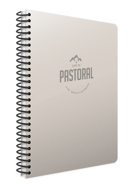 Pastoral Spiralli Pp Kapak 72 Yaprak A4 Kareli Defter Pastel Gri fiyatları