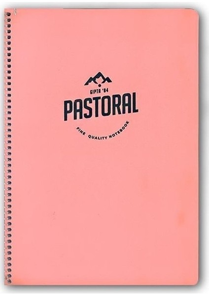 Pastoral Spiralli Pp Kapak 96 Yaprak A4 Kareli Defter Pastel Pembe fiyatları