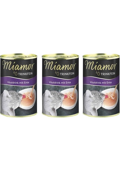 Vital Drink Ördekli Kedi Çorbası 135 ml x 3 Adet