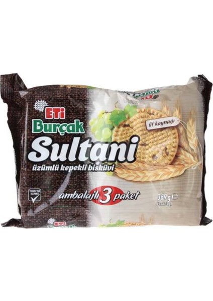 Sultani Üzüm-Kepek Bisküvi 369 gr