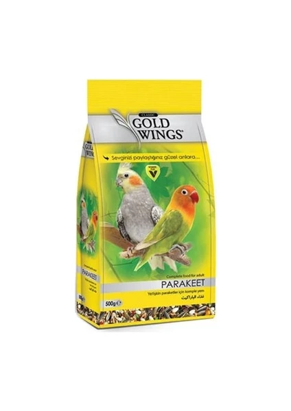 Gold Wings Premium Paraket Sultan Cennet Papağanı Yemi 500GR