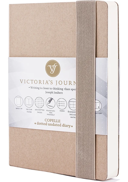 Victoria's Journals Copelle Kraft Bloknot 14 x 21 cm