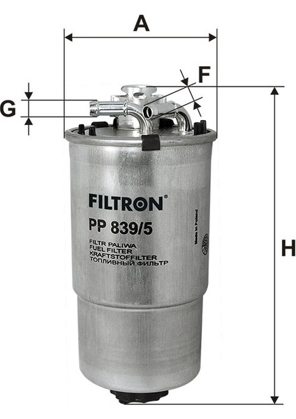 Vw Polo 1.4 Tdi Mazot Filtresi Amf-Bay 2001-2005 fiyatları