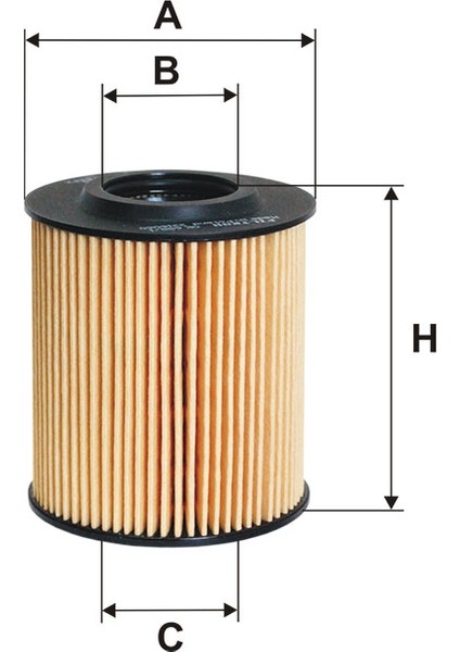 Vw Polo 1.2 Tdi Yağ Filtresi 2010-2014 fiyatları