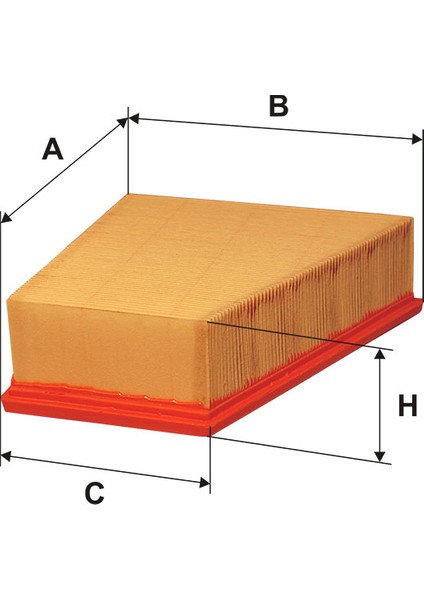 Vw Polo 1.4 Tdi Hava Filtresi Amf-Bay 2001-2005 fiyatları