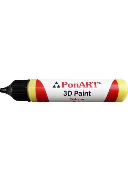 3D Paint 30 ml Sarı Boncuk Boya 1822