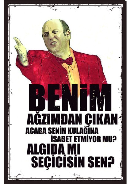 Retro Vintage Ahşap Poster