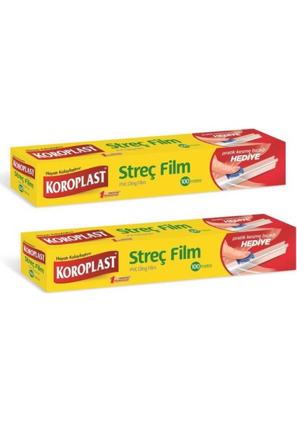 100 mt Streç Film Kesme Bıçağı Hediye 2'li