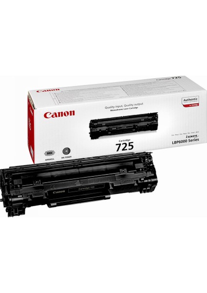 CRG-725-Canon I-Sensys LBP-6030-LBP-6030W 1600 Sayfa Siyah