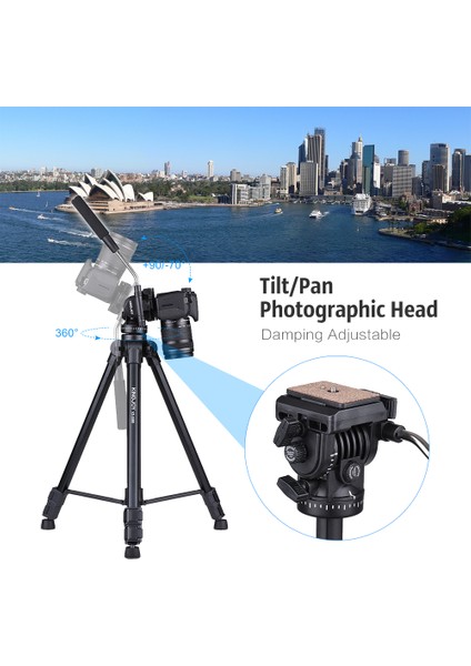 VT-1500 166 cm / 5.4ft Panoramik Sönümleme Kafalı indirimleri