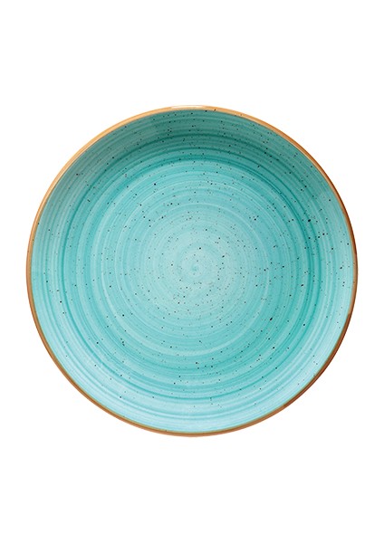 Gourmet Serisi 6 Kişilik Turkuaz 17 cm Düz Tabak