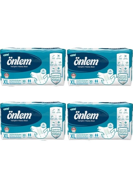 Önlem X-Large Hasta Bezi Eko 4'lü Set