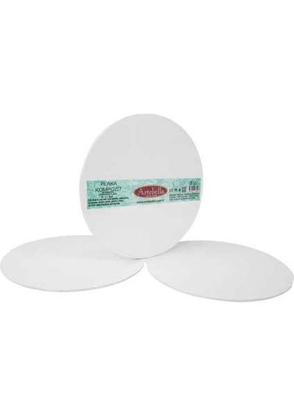 KPYTC2S020 Kompozit Plaka Yuvarlak 20 cm 2'li Set modelleri