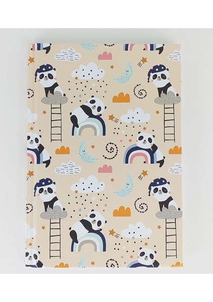 64 Yaprak Çizgili Sert Kapak Pets Defter 14 x 20 cm