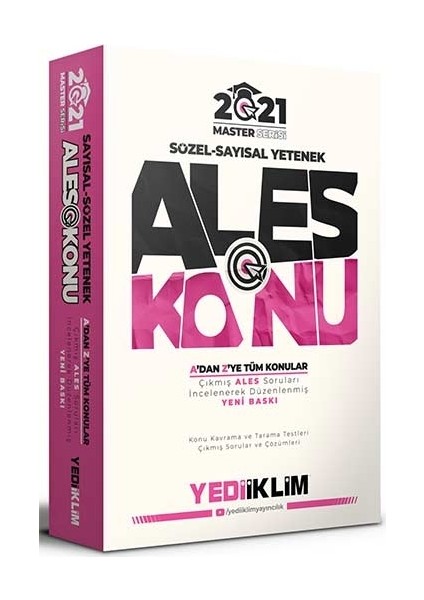 ALES Master Serisi Sayısal-Sözel Yetenek Konu Anlatımı