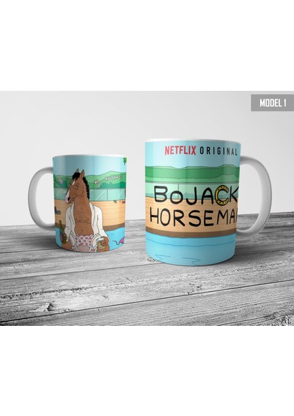 Bojack Horseman Kupa Bardak Model 1