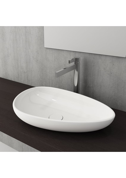 1114-001-0125 Etna Çanak Lavabo Beyaz