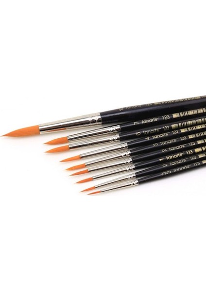 Seri 123 Sentetik Kıl Yuvarlak Sivri Uç Fırça No:12 fiyatları