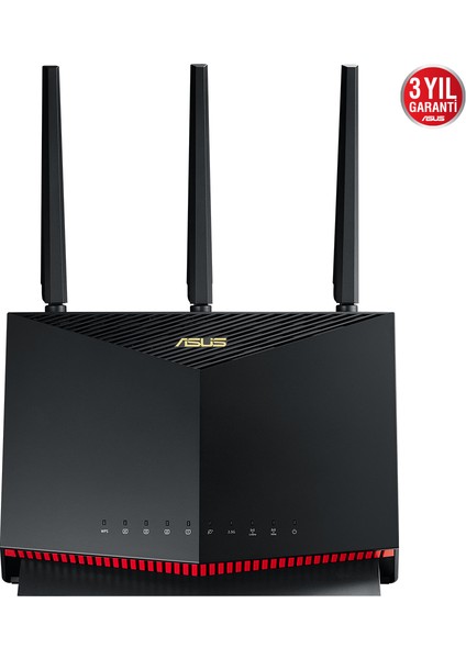 ASUS RT-AX86U WIFI6 Dual Band Gaming Extendable Router-4G 5G Mobile Tethering-AiProtection