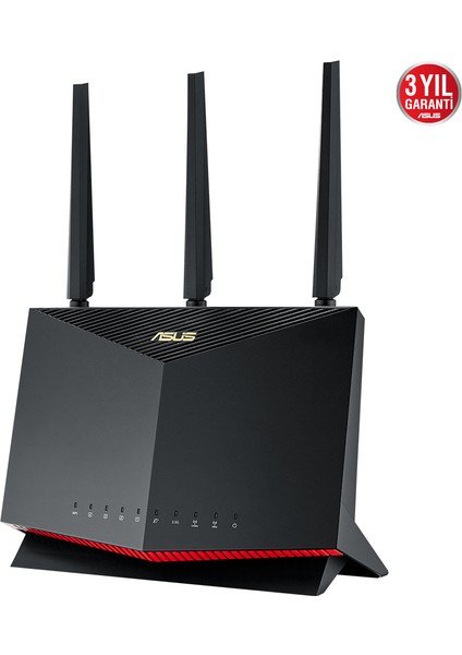 ASUS RT-AX86U WIFI6 Dual Band Gaming Extendable Router-4G 5G Mobile Tethering-AiProtection