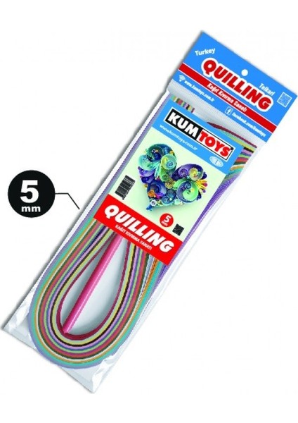 Quilling Kağıt Kıvırma Sanatı 5mm