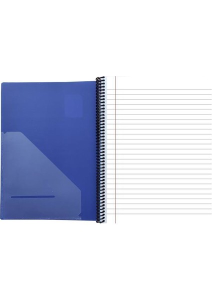 Chromo Spiralli Pp Kapak Defter A4 Çizgili 100YP 1491