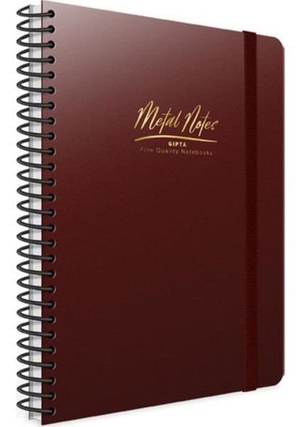 Metal Notes Spiralli Defter A4 100 Yp. Kareli 4472