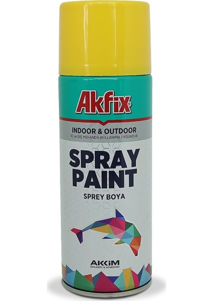 Akrilik Sprey Boya 400ml Parlak Taksi Sarısı