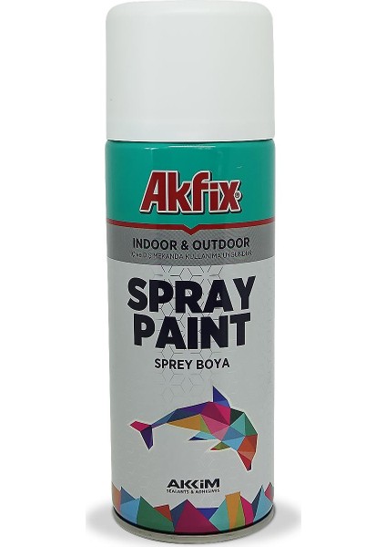 Akrilik Sprey Boya 400ml Mat Beyaz