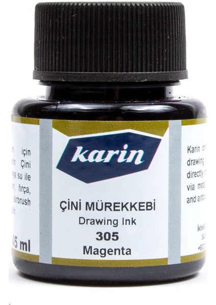 Çini Mürekkebi 45 ml Magenta