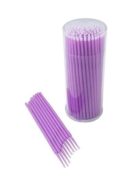 Lash Lifting Microbrush Çubukları - 100'LÜ Kutu