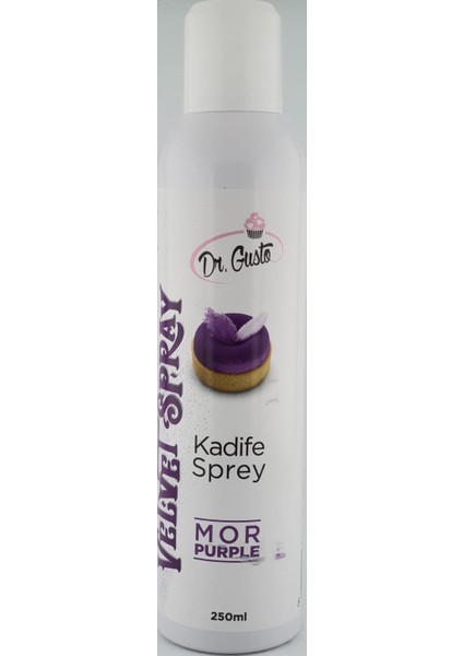 Velvet Kadife Sprey Gıda Boyası Mor 250 ml