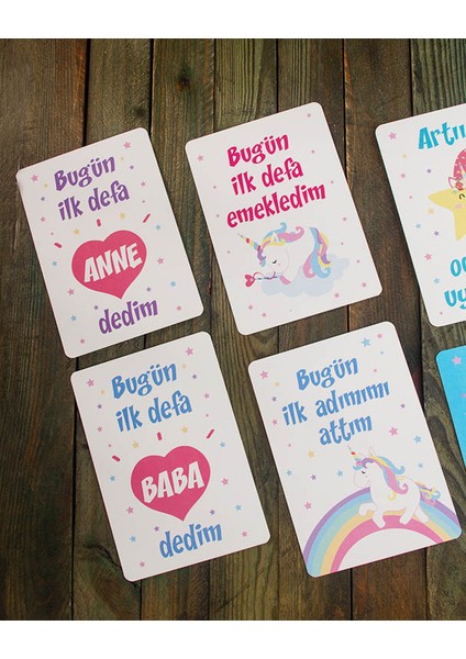 Unicorn Bebek Anı Kartı