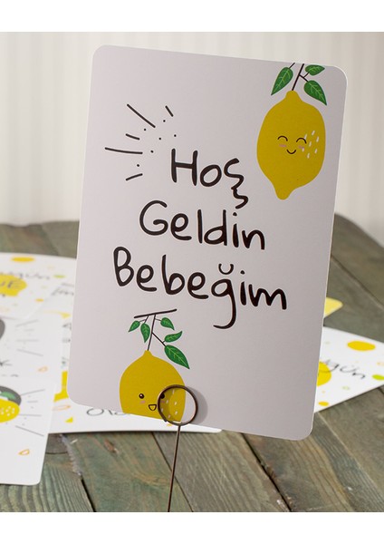 Limon Bebek Anı Kartı