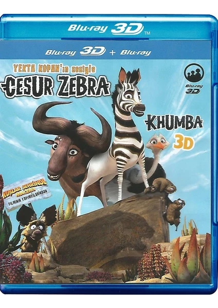 Cesur Zebra (Khumba) 3D Blu-Ray