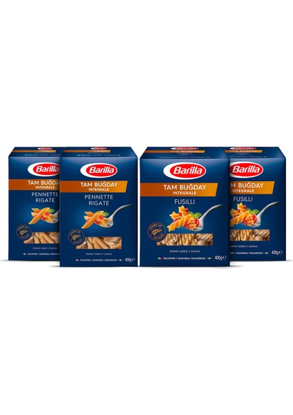 Tam Buğday Makarna Seti 4'lü