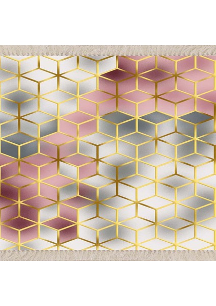 Renk Geçişli Geometrik Desenli Dijital Baskı Yıkanabilir Modern Salon Halı ve Yolluk fiyatları