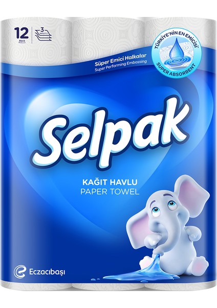 Selpak® Kağıt Havlu 12'li