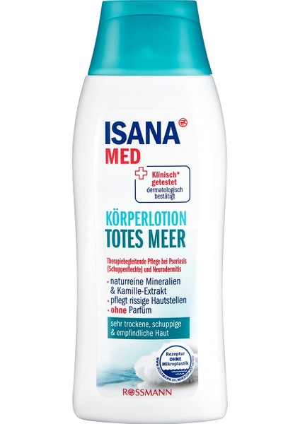 Med Vücut Losyonu Ölü Deniz Tuzu Içerikli Çok Kuru & Hassas Ciltler Için 250ML