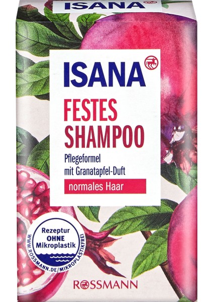 Katı Şampuan Nar Kokulu-Normal Saçlar 65 gr