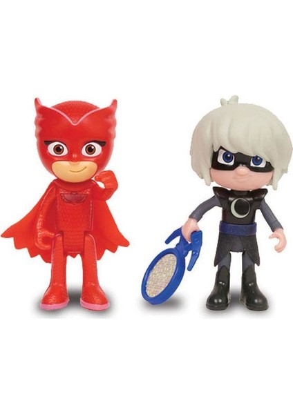 Pj Masks İkili Figür -Baykuş Kız & Luna Girl