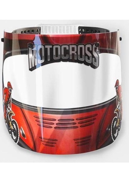 Erkek Çocuklar İçin Motors Baskılı Koruyucu Siperlik