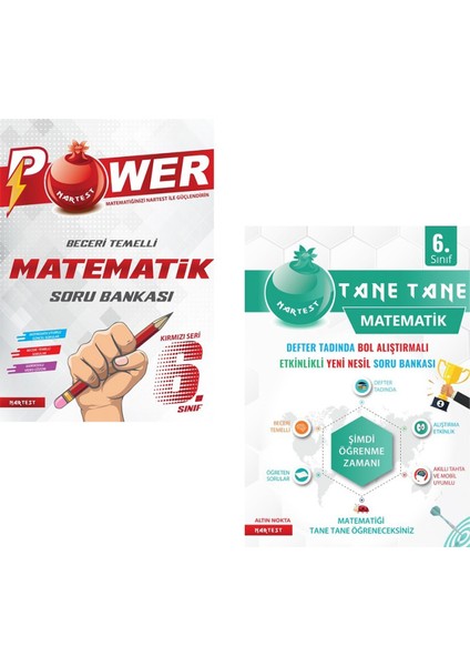 6. Sınıf Power Matematik Soru Bankası ve Defter Tadında Tane Tane