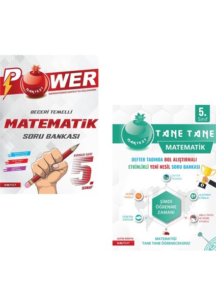 5. Sınıf Power Matematik Soru Bankası ve Defter Tadında Tane Tane