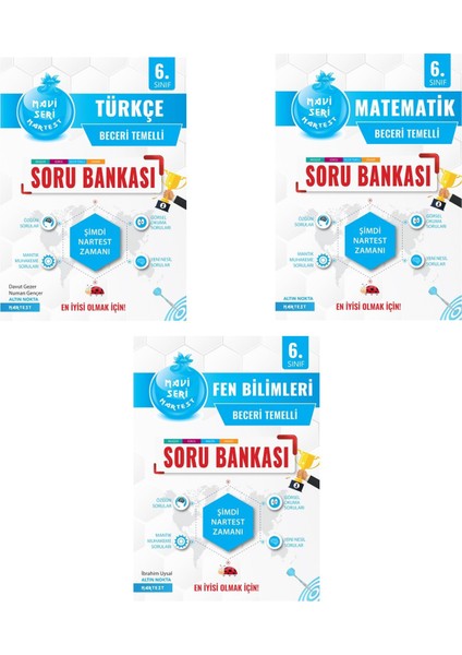 6. Sınıf Türkçe Matematik ve Fen Bilimleri Soru Bankası