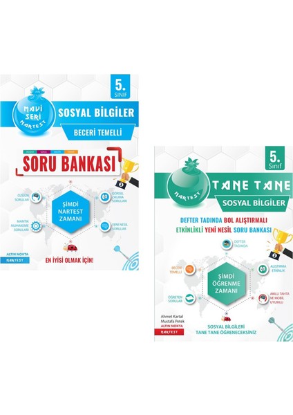 5. Sınıf Sosyal Bilgiler Soru Bankası ve Defter Tadında Tane Tane